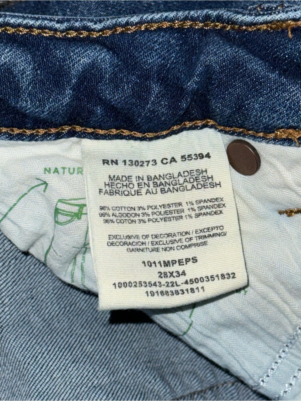 Wrangler Retro High Rise Trouser Jeans Dark Wash Denim Womens Size 28x34 Western - Picture 7 of 8